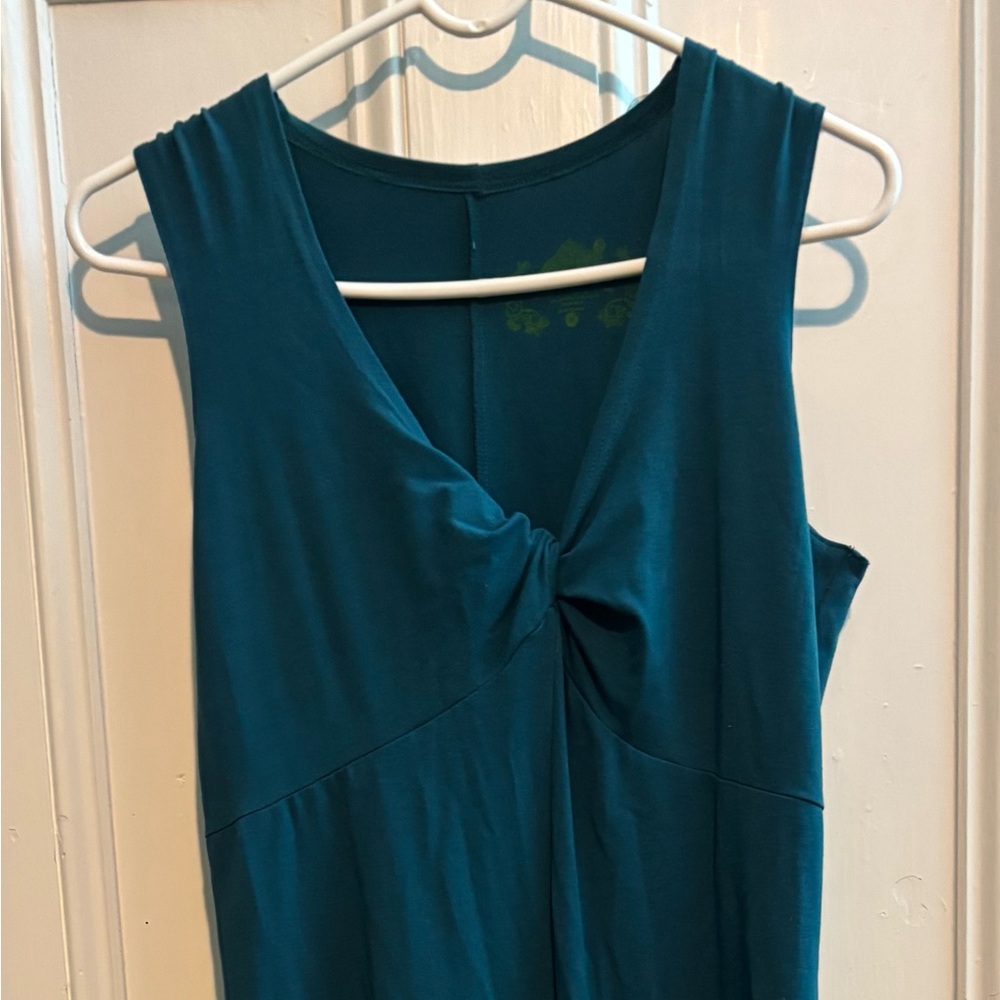 Teal Sahalie cotton dress